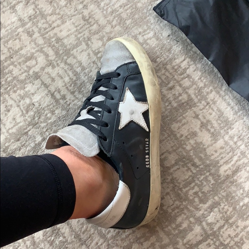 Golden Goose Superstar Black and Gray